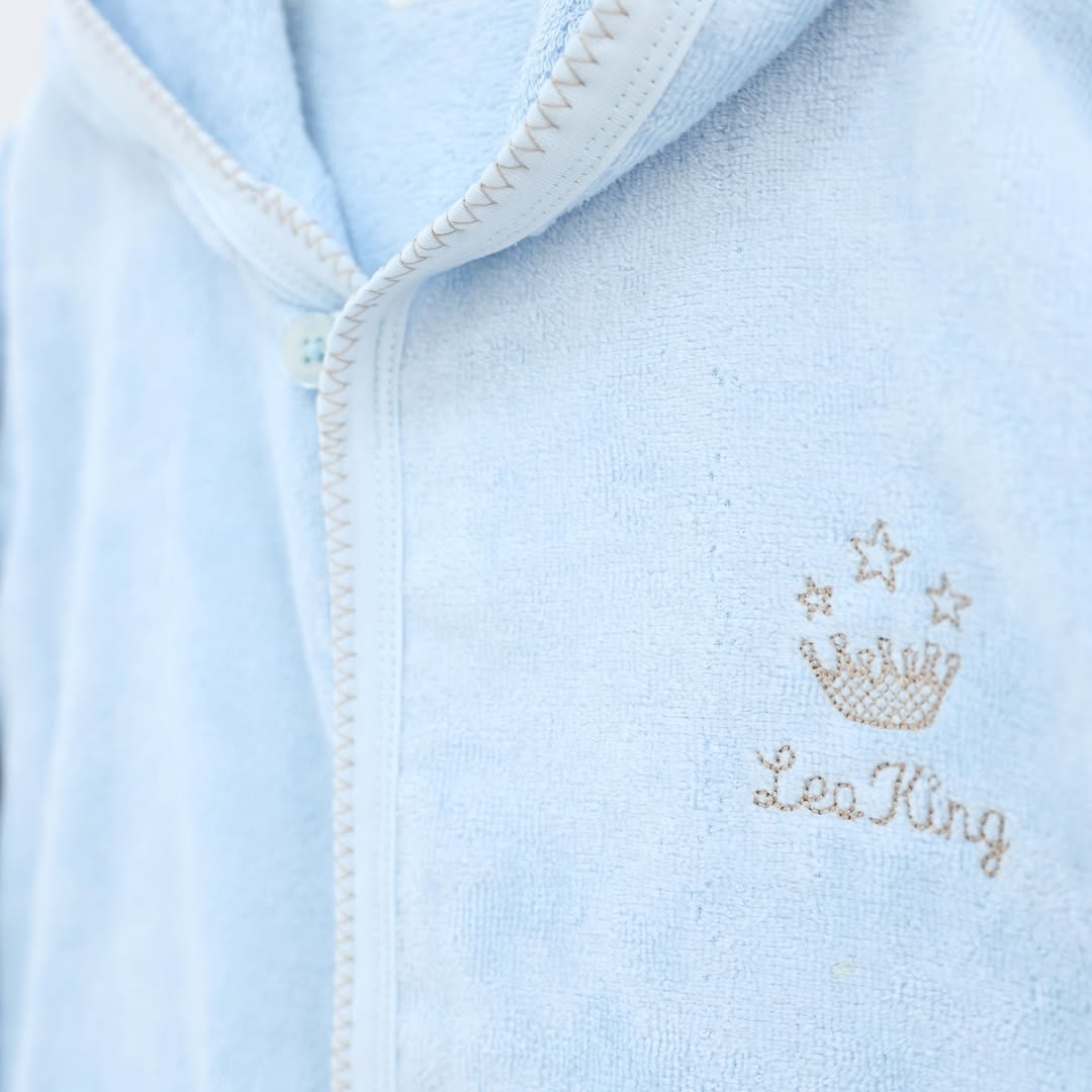 Ensemble de peignoir pour bébé garçon – Bleu