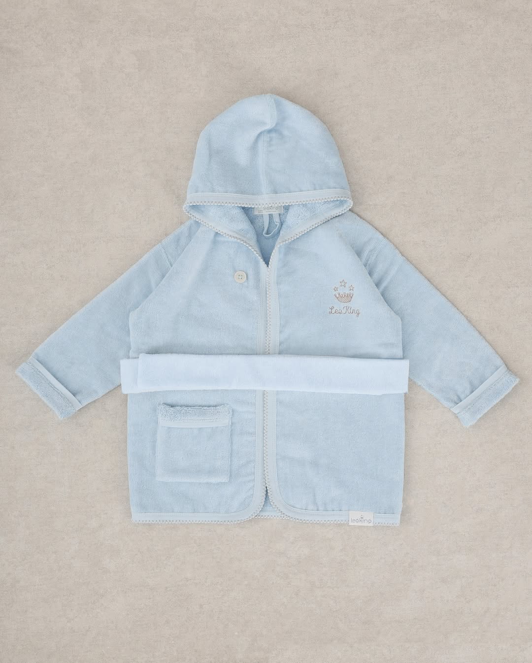 Ensemble de peignoir pour bébé garçon –  Bleu